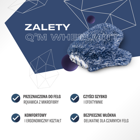 Gyeon Q²M WheelMitt – ergonomiczna rękawica do czyszczenia felg