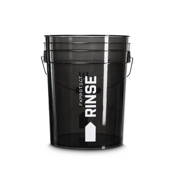 FX Protect Wash Bucket RINSE Black 20L - wiadro detailingowe do mycia