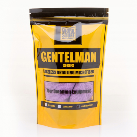 Work Stuff Gentleman Basic - fioletowa mikrofibra bezkrawędziowa 40x40cm 350gsm - Uniwersalna