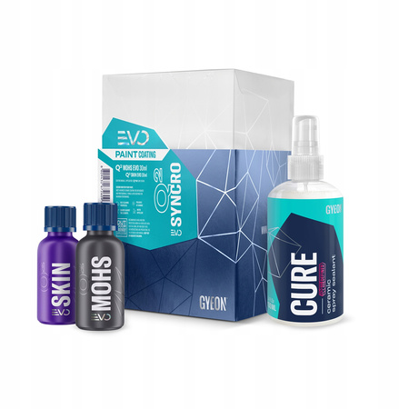 Gyeon Q² Syncro EVO KIT 30ml – druga skóra dla lakieru 