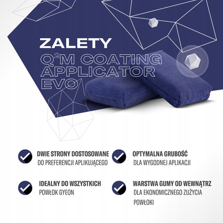 Gyeon Q²M Coating Applicator zestaw 2 sztuk - Aplikatory do powłok