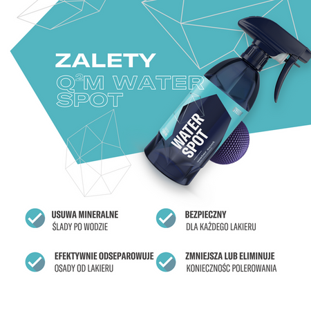 GYEON Q²M WaterSpot 500 ml – środek do usuwania osadów wapiennych i plam po wodzie