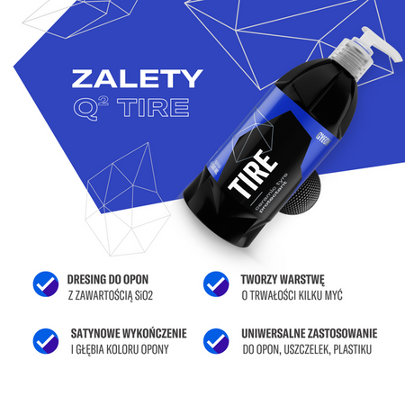 GYEON Q² Tire 500ml – powłoka do opon z SiO₂