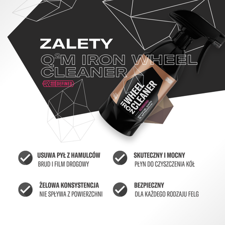 Gyeon Q²M Iron WheelCleaner REDEFINED 1000ml