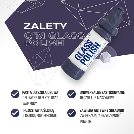 Gyeon Q²M GlassPolish 250ml Dodaj do ulubionych - pasta do polerowania szyb 
