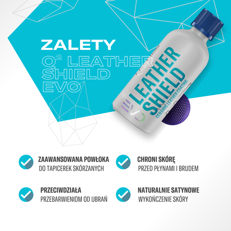 Gyeon Q² LeatherShield EVO 100ml - powłoka ceramiczna do skór