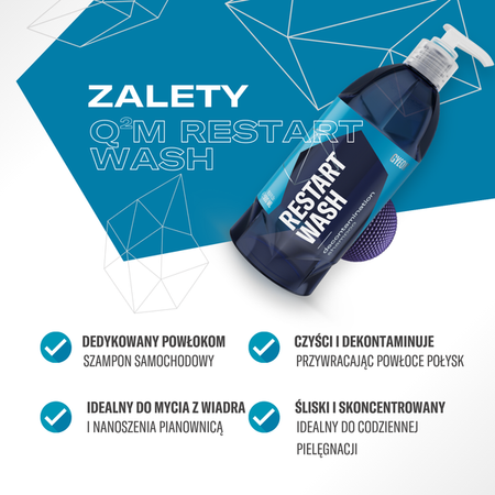 Gyeon Q2M RestartWash 1L - szampon do odtykania powłok