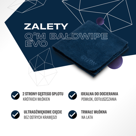 GYEON Q²M BaldWipe EVO – precyzyjna, delikatna i uniwersalna mikrofibra