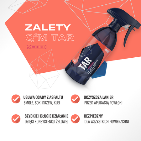 Gyeon Q2M Tar Redefined 500ml - usuwa smołę i zanieczyszczenia organiczne