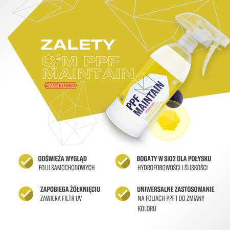 Gyeon Q²M PPF Maintain REDEFINED 500ml - Quick detailer do folii PPF