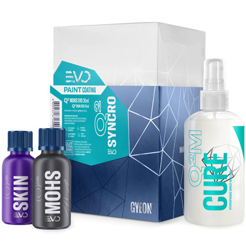 Gyeon Q² Syncro EVO KIT 30ml – druga skóra dla lakieru 